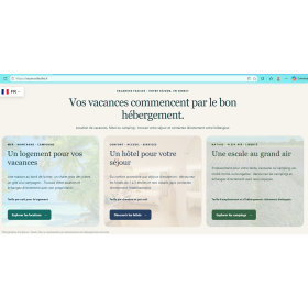Vacances Faciles : plateforme multilingue de locations, hôtels et campings à reprendre