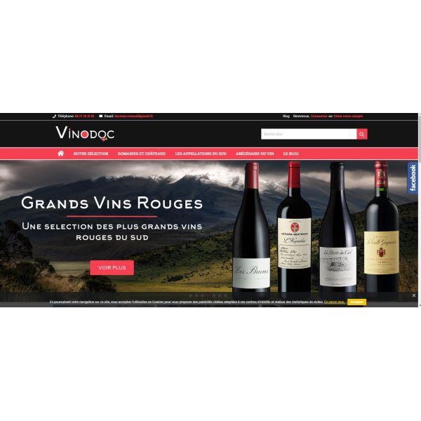 Vente d'un site de commerce de vin