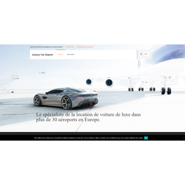 Site de location de voitures de luxe à fort potentiel de croissance à vendre