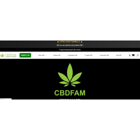 CBDFAM.fr – boutique CBD WooCommerce à relancer, domaine et réseaux sociaux