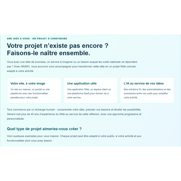 DesEurosDeChezVous.fr — Site dédié à la reprise de projets web pour développer une activité à domicile