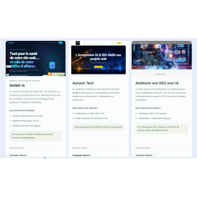 MonBusinessVotreAvenir.fr — Site dédié à la transmission de projets web et aux opportunités de partenariat